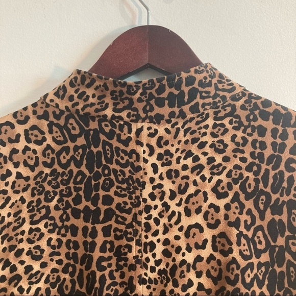 COLDWATER CREEK Sz PXL Leopard Print Unlined Zipper Closure Jacket - Picture 6 of 6
